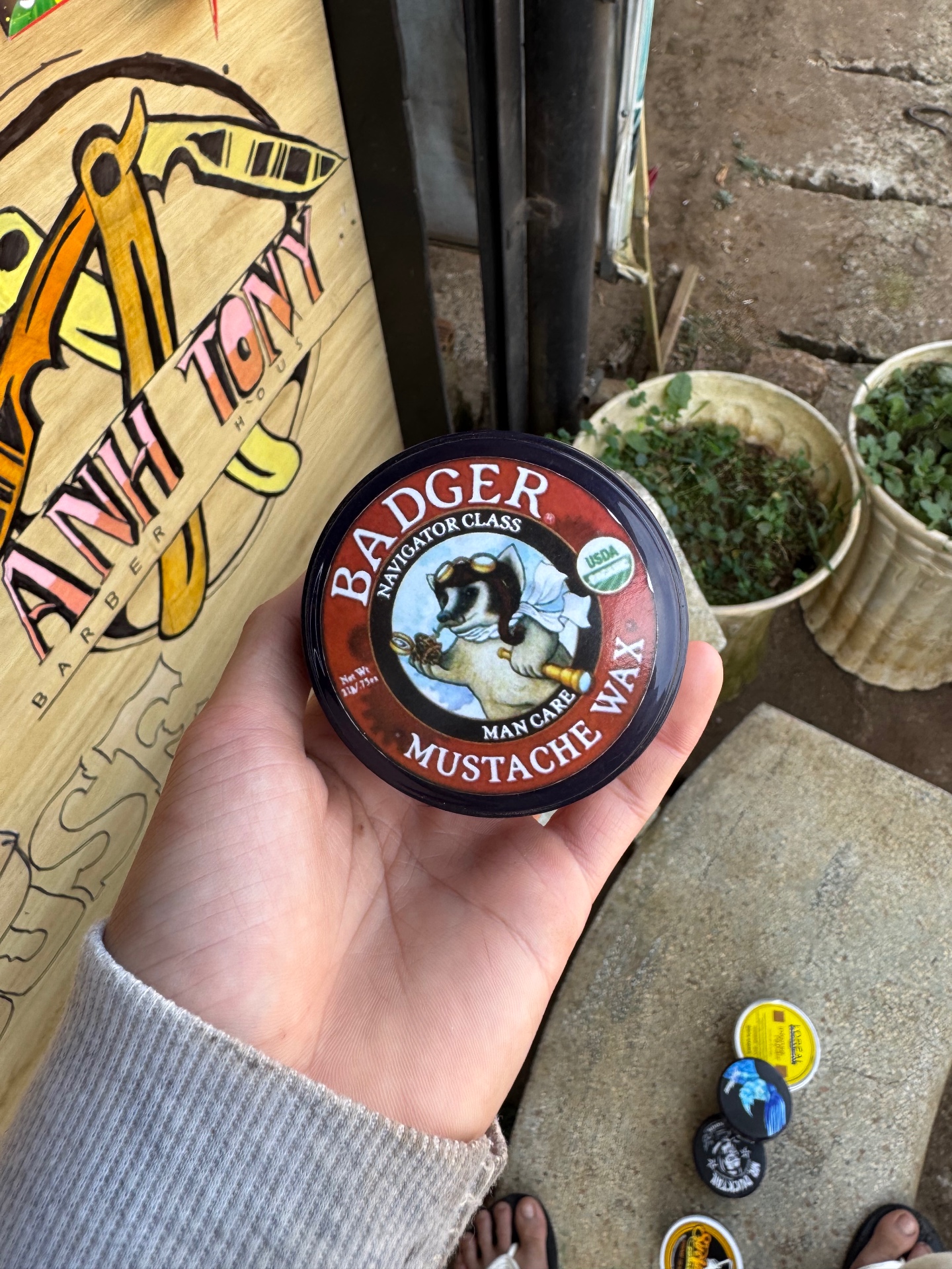 Badger Mustache Wax